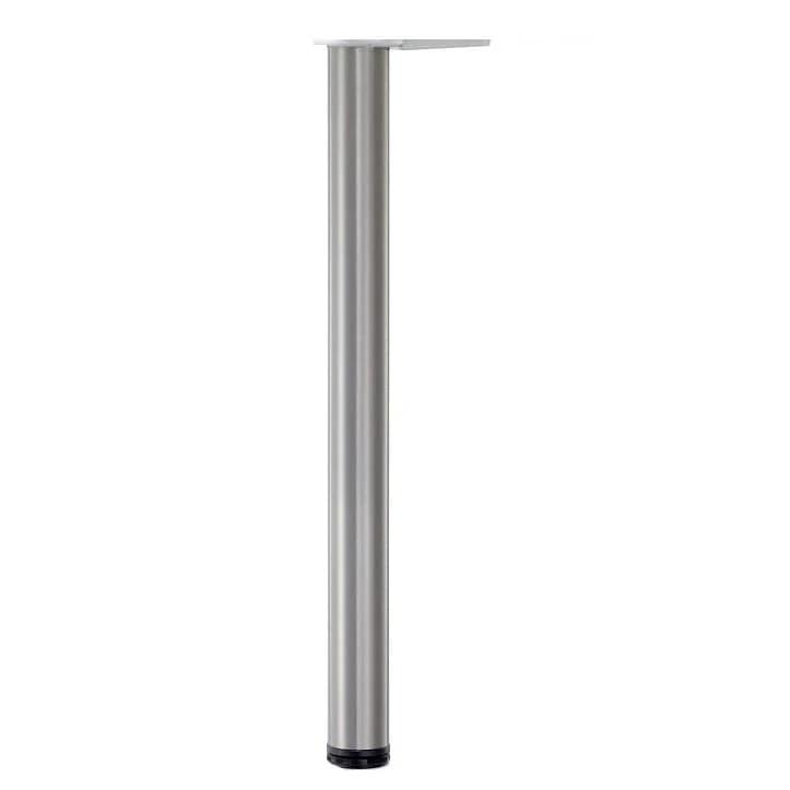 43-1/4" (1100 mm) Adjustable Table Leg Brushed Nickel